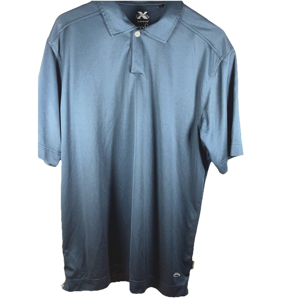 Callaway X Series Polo Mens XL Black Golf Athleisure Perform